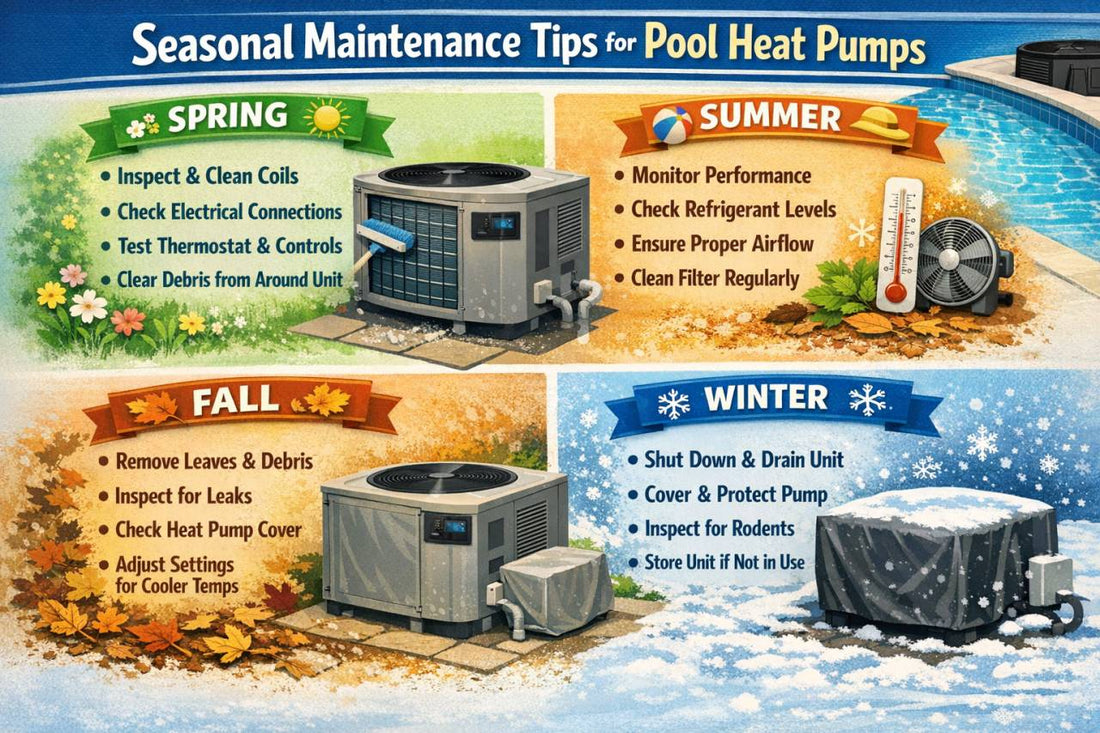Seasonal Maintenance Tips for Pool Heat Pumps