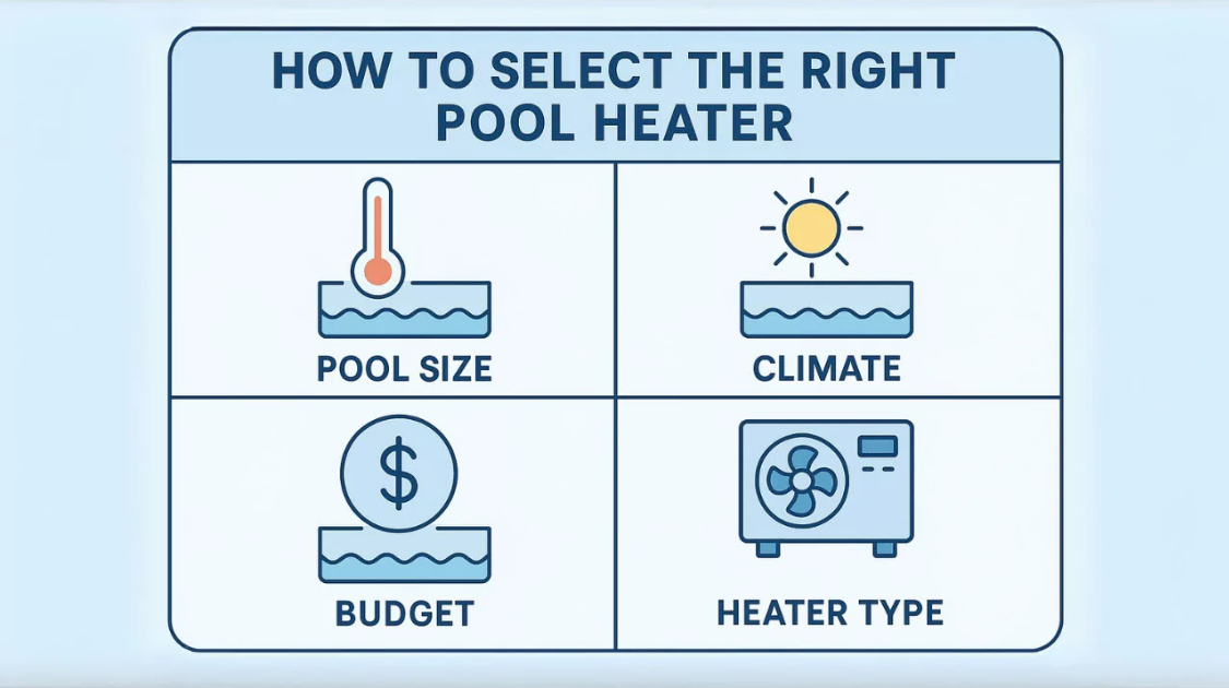 How to Select the Right Pool Heater