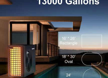 40000 BTU Above Ground Pool Heat Pump