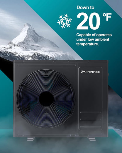 35100 BTU Above Ground Pool Heat Pump Up to 9000 Gallons, V10