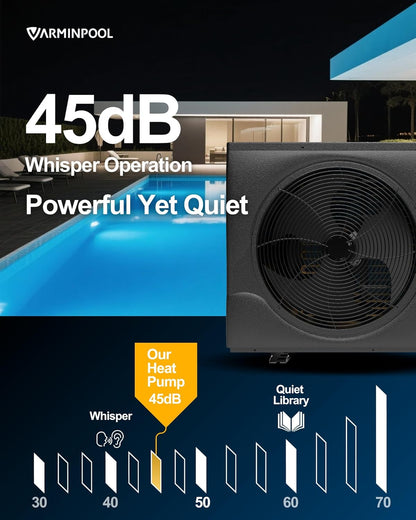 105000BTU Inverter Electric Pool Heater for 30000Gallons, V30