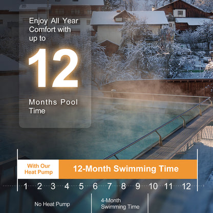40000 BTU Above Ground Pool Heat Pump