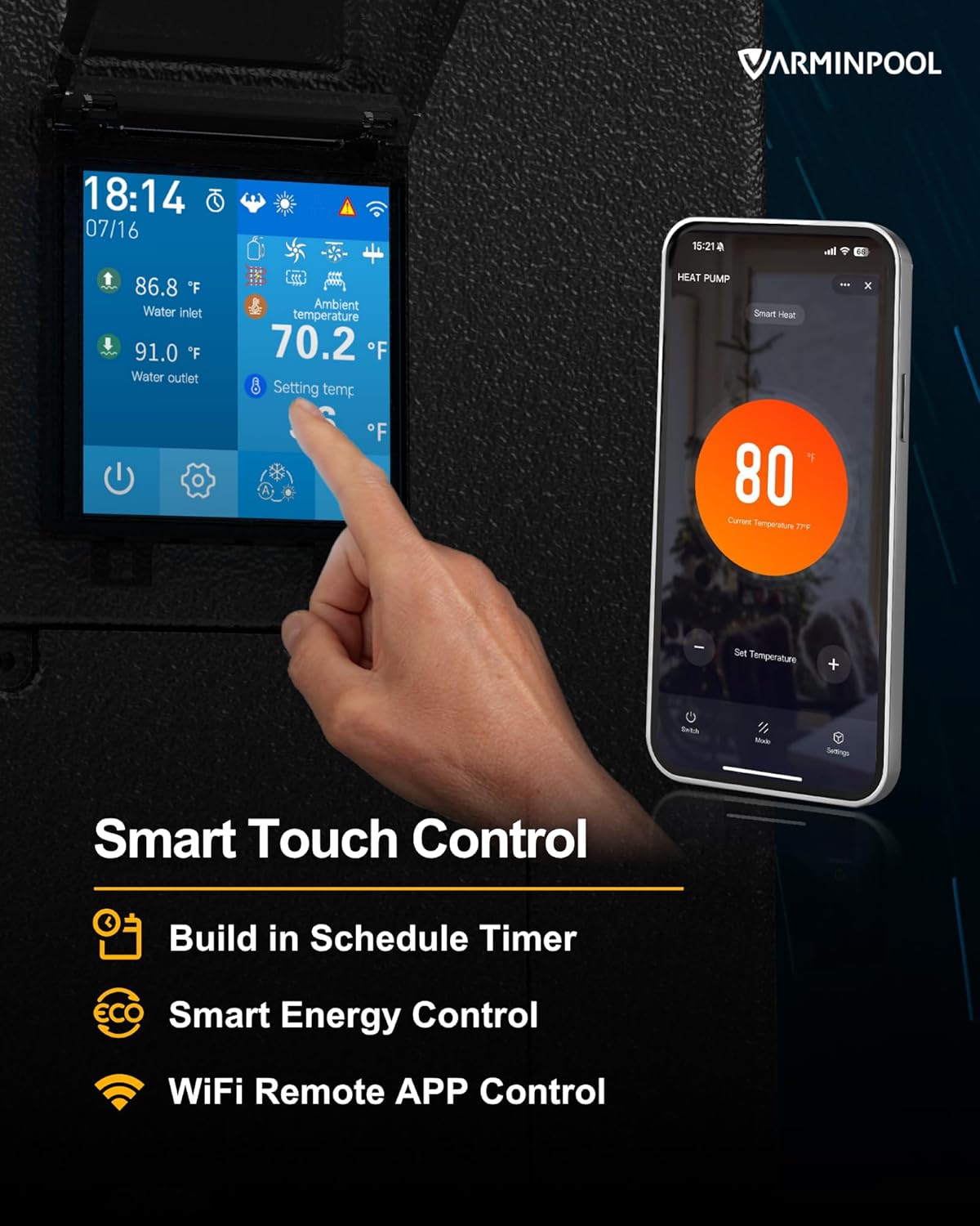 Pro Invert 90000 BTU Pool Heat Pump