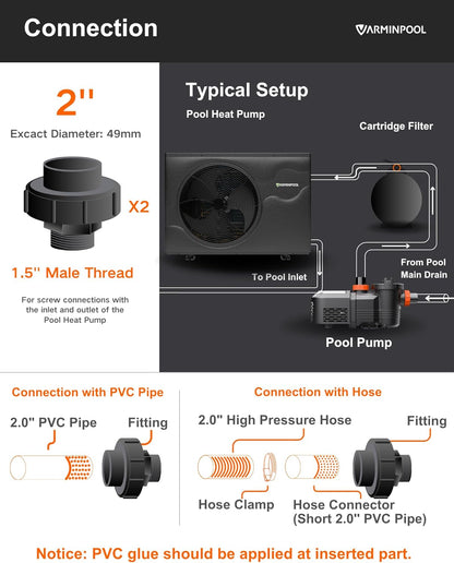 Pro Invert 90000 BTU Pool Heat Pump